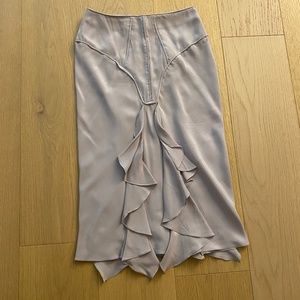 Yves Saint Laurent 100% Silk Skirt